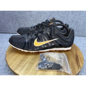 Nike Zoom Rival D Track & Field‎ Men's Sz 11 Black Orange 414533-001